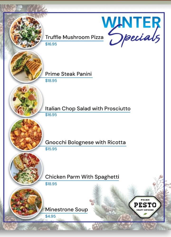 Pesto Italian Craft Kitchen Menu image 3