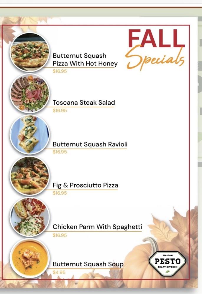 Pesto Italian Craft Kitchen Menu image 4